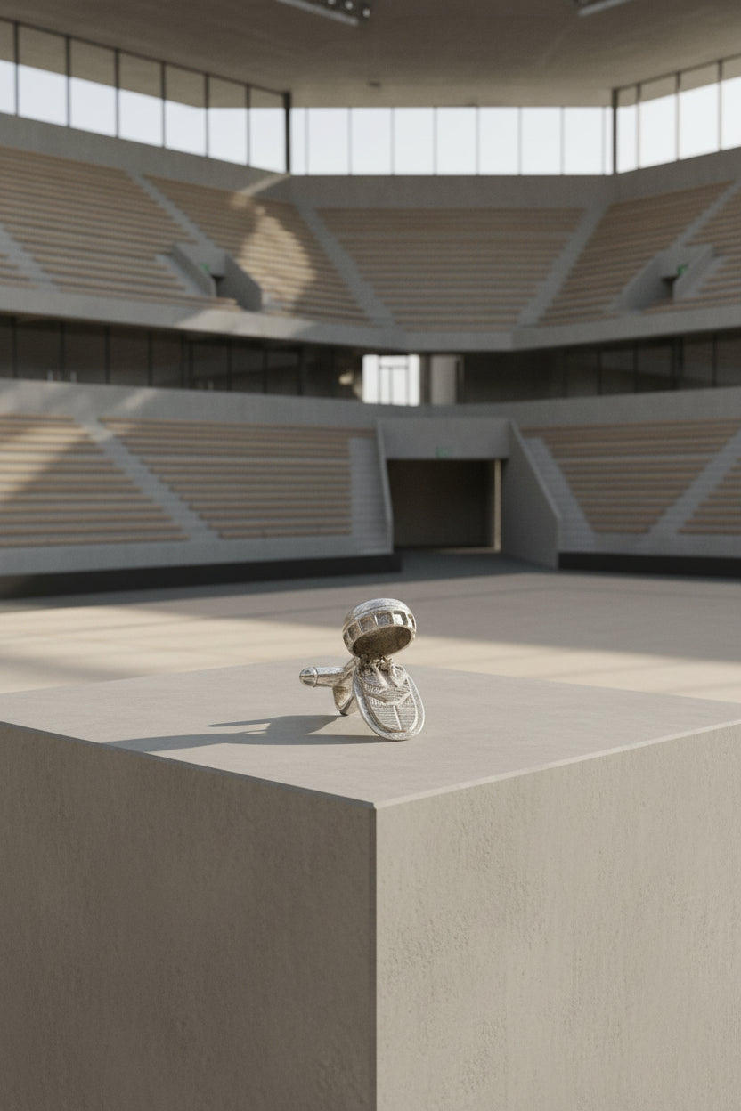Silver Stadium charm