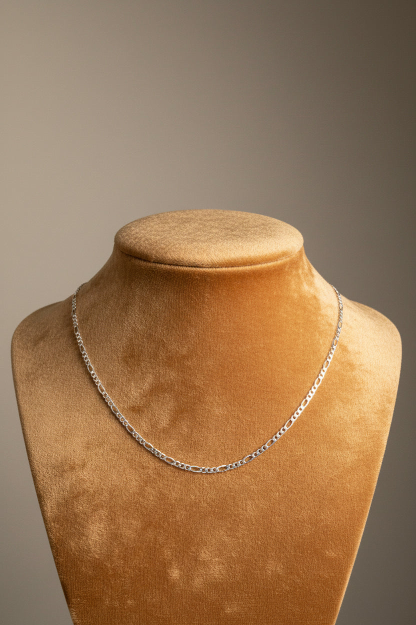 925 Sterling Silver Figaro 20 in 