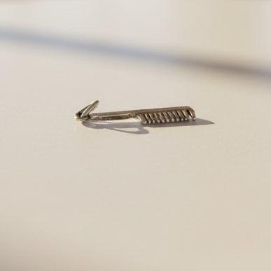 Silver Comb Charm