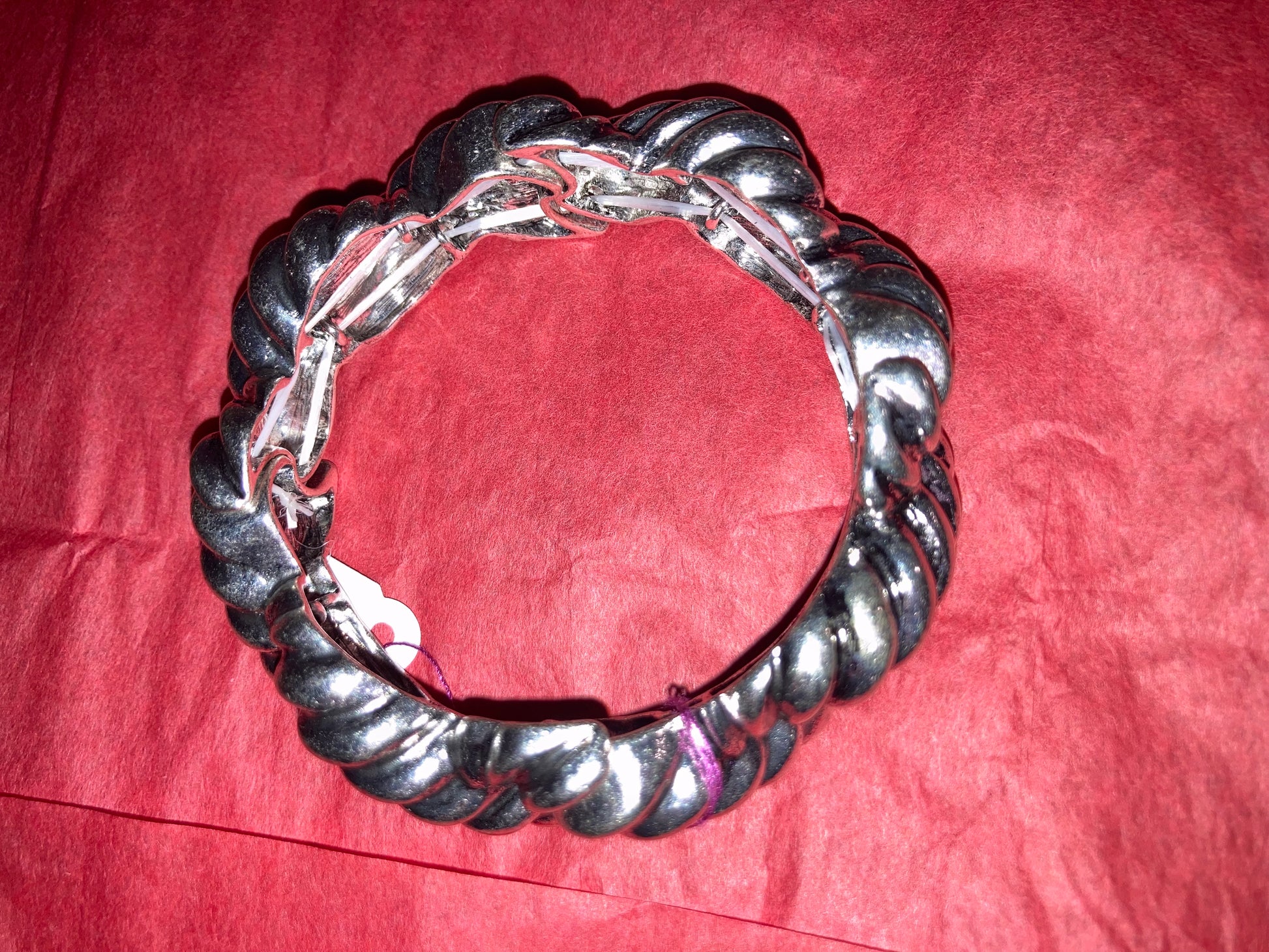 Rope styled cuff bracelet